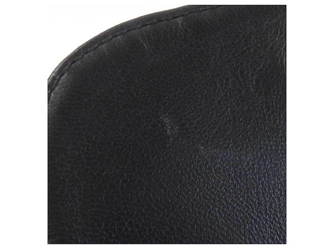 Zaino Christian Dior Caro in pelle d'agnello nera Nero - vista 8