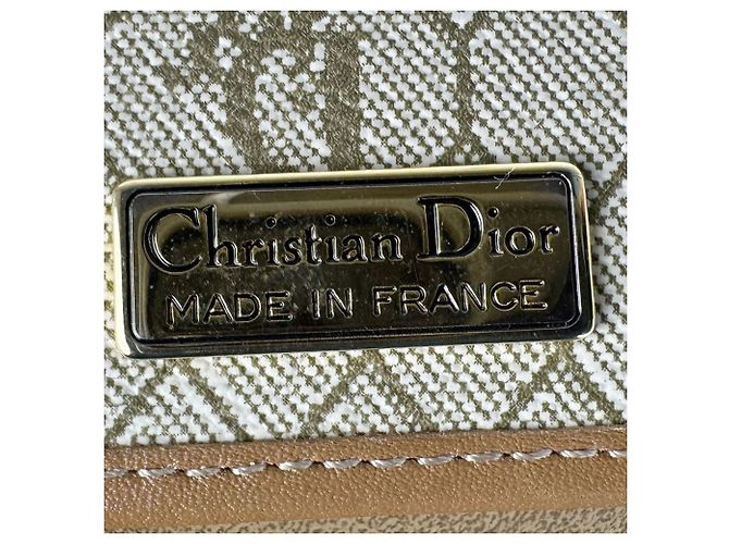 Borsa a tracolla Christian Dior Beige Brown Marrone - vista 12
