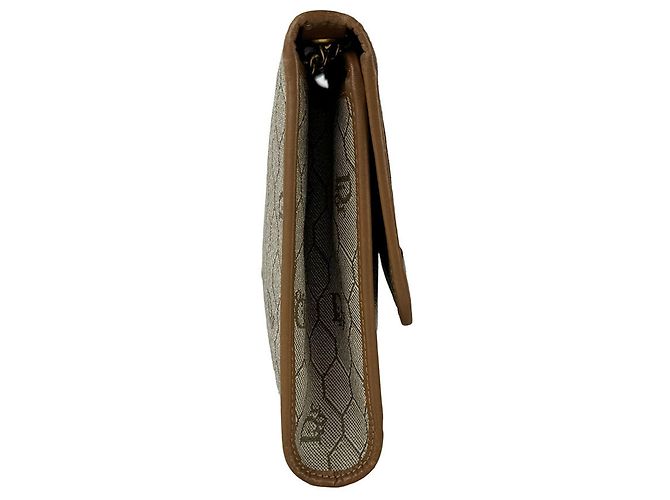 Borsa a tracolla Christian Dior Beige Brown Marrone - vista 2