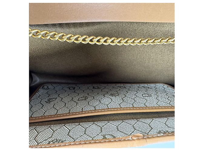 Borsa a tracolla Christian Dior Beige Brown Marrone - vista 5