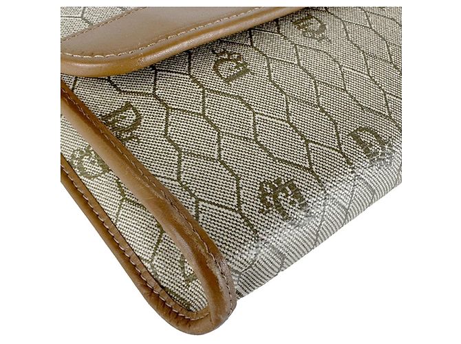 Borsa a tracolla Christian Dior Beige Brown Marrone - vista 8