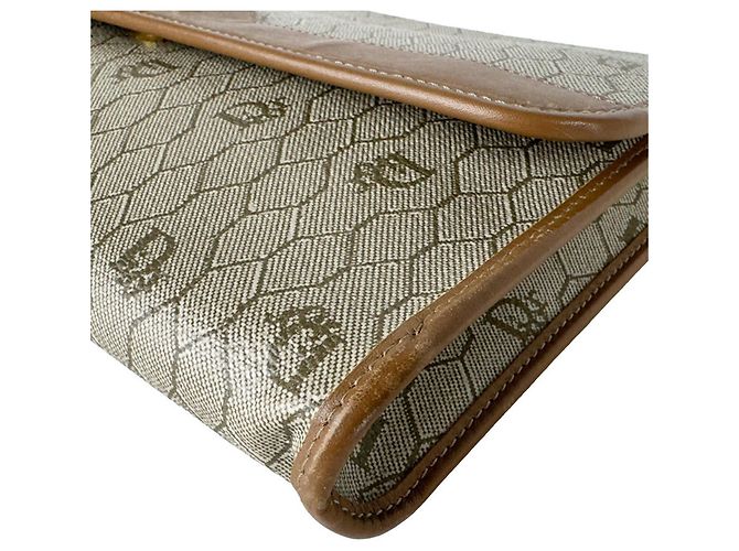 Borsa a tracolla Christian Dior Beige Brown Marrone - vista 9