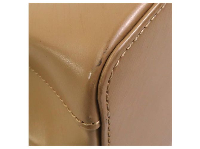 Borsa a mano Cartier in pelle beige - vista 6