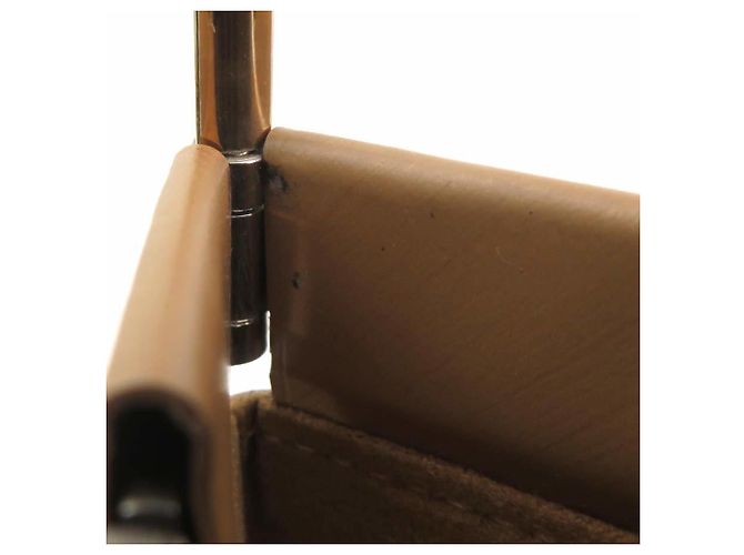 Borsa a mano Cartier in pelle beige - vista 8