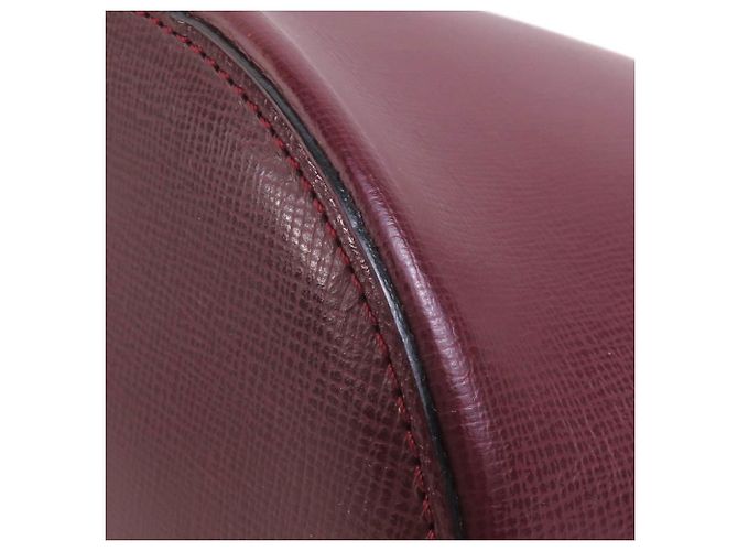 Borsa a tracolla Cartier in pelle bordeaux Bordò - vista 6