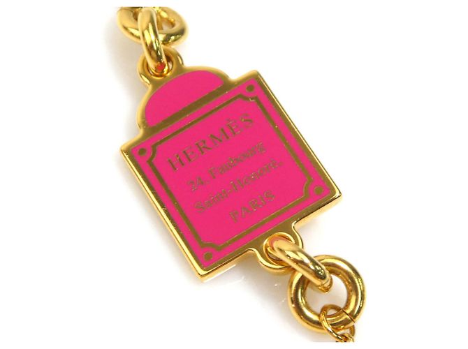 Hermès Hermes HERMES Halskette Cheval Grand Parade GP Mehrfarben Golden - Ansicht 6