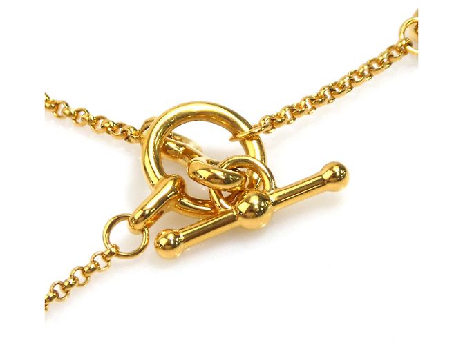 Hermès Hermes HERMES Halskette Cheval Grand Parade GP Mehrfarben Golden - Ansicht 9