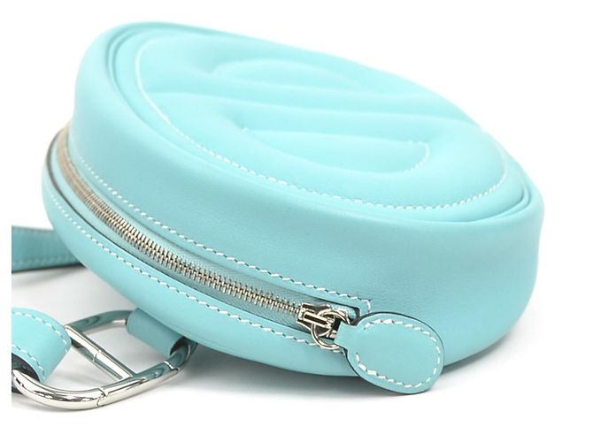 Hermès Bolsa de Ombro Hermes em Blue Atoll Azul - vista 2