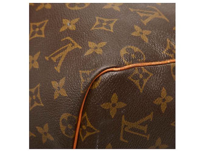 Sac Boston Louis Vuitton Monogram Keepall 55 Marron - vue 7