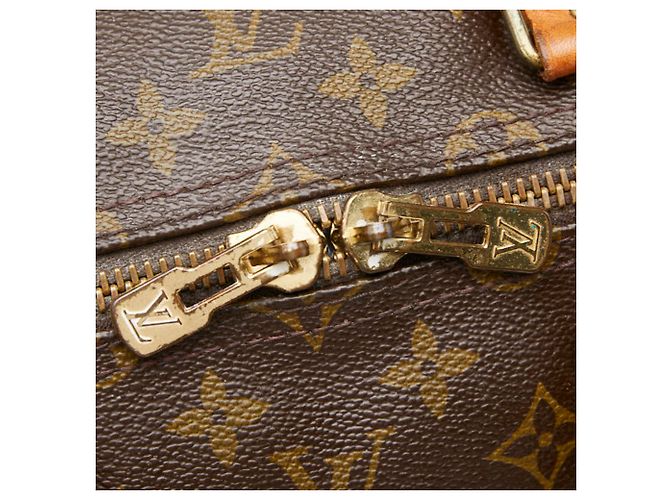 Sac Boston Louis Vuitton Monogram Keepall 55 Marron - vue 9