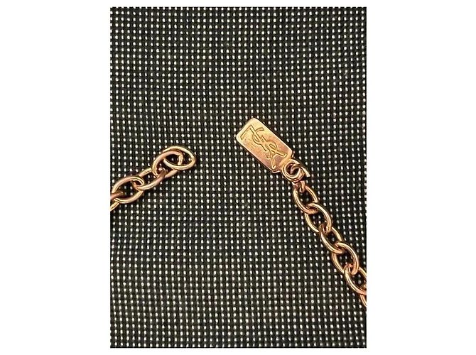 Parure Collana e Bracciale Yves Saint Laurent in Metallo Dorato D'oro - vista 2