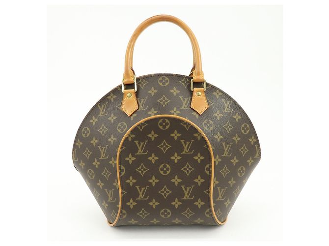 Louis Vuitton Ellipse Monogram Canvas MM Castaño - vista 2