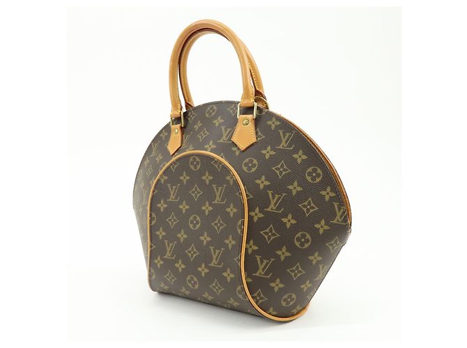 Louis Vuitton Ellipse Monogram Canvas MM Castaño - vista 3