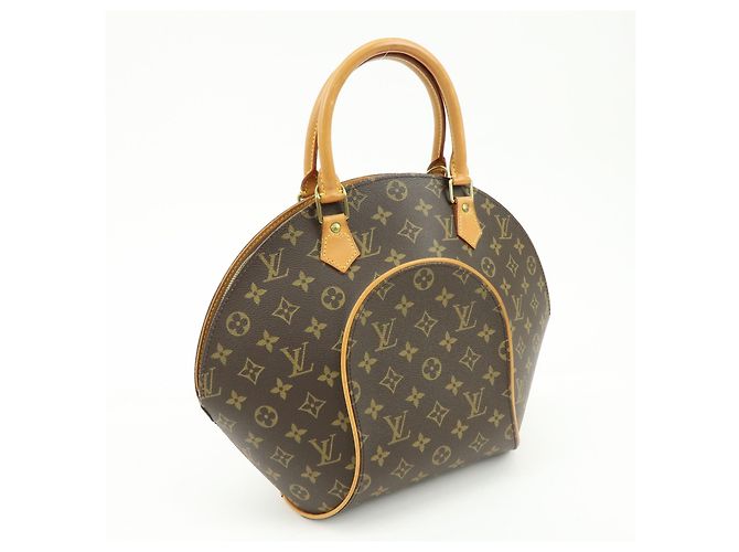 Louis Vuitton Ellipse Monogram Canvas MM Castaño - vista 4