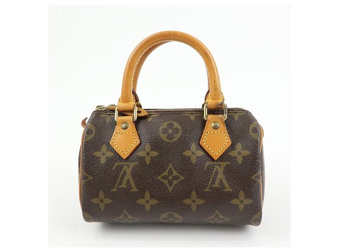 Louis Vuitton Speedy Mini HL Monogram Canvas Castaño - vista 2