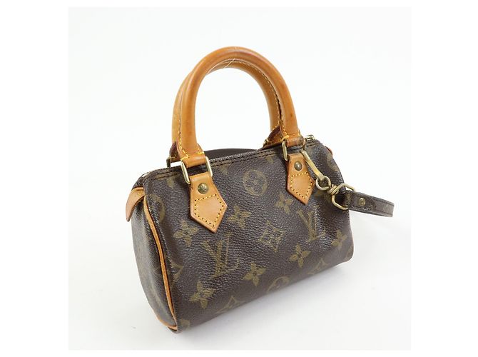 Louis Vuitton Speedy Mini HL Monogram Canvas Castaño - vista 4