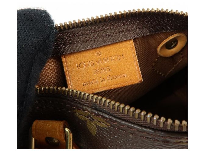 Louis Vuitton Speedy Mini HL Monogram Canvas Castaño - vista 6
