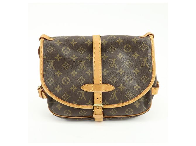Louis Vuitton Saumur Monogram Canvas 30 Marron - vue 2