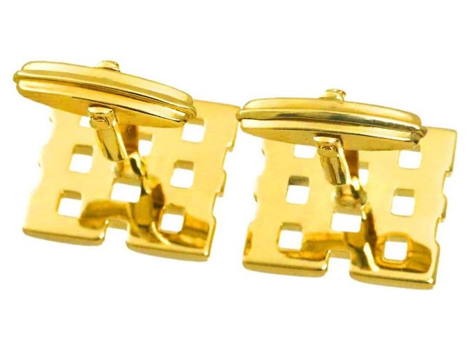 Alfred Dunhill Gemelli Dunhill in oro giallo 18K - vista 4