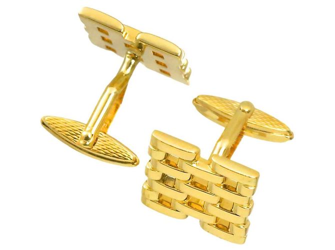 Alfred Dunhill Gemelli Dunhill in oro giallo 18K - vista 5