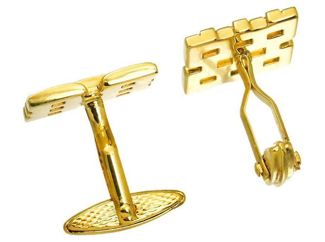 Alfred Dunhill Gemelli Dunhill in oro giallo 18K - vista 6