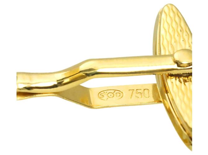 Alfred Dunhill Gemelli Dunhill in oro giallo 18K - vista 7