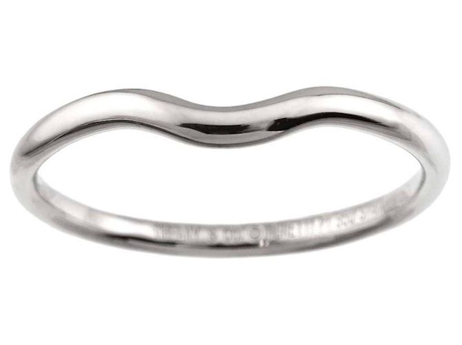 Autre Marque Tiffany & Co. Curved Band 2 Ring aus Platin - Ansicht 2