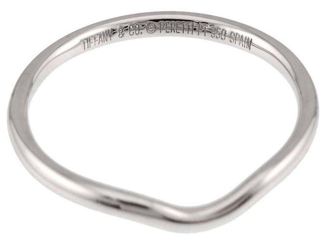 Autre Marque Tiffany & Co. Curved Band 2 Ring aus Platin - Ansicht 3