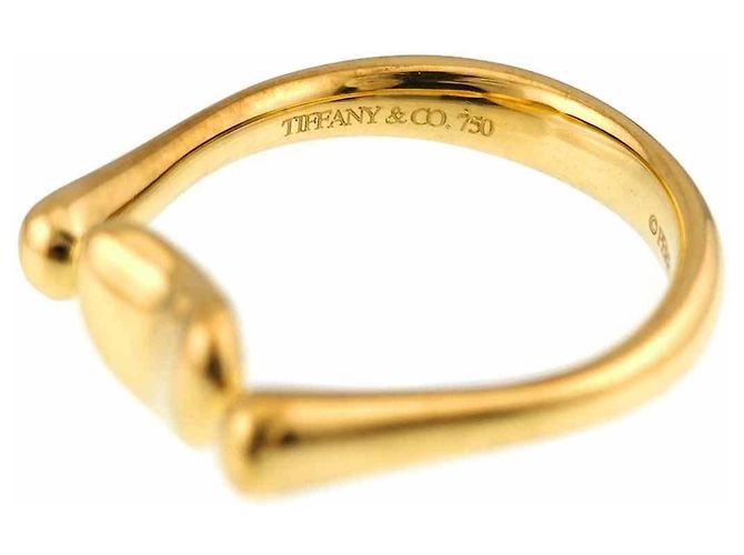 Autre Marque Tiffany & Co. Bean Ring in 18K Gelbgold - Ansicht 3
