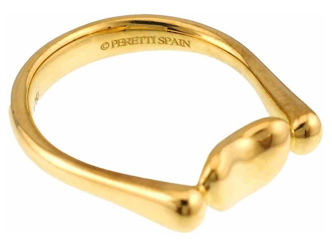 Autre Marque Tiffany & Co. Bean Ring in 18K Gelbgold - Ansicht 4