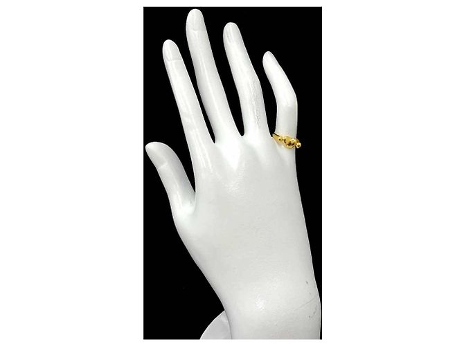 Autre Marque Tiffany & Co. Bean Ring in 18K Gelbgold - Ansicht 7