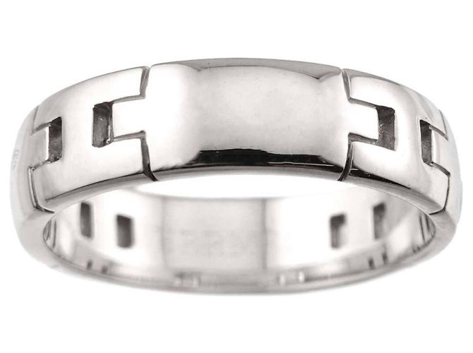 Ring Hermès Anel Hermes Ever Hercules em ouro branco 18K - vista 2