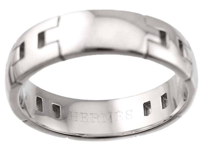 Ring Hermès Anel Hermes Ever Hercules em ouro branco 18K - vista 3