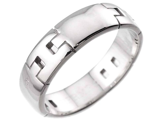 Ring Hermès Anel Hermes Ever Hercules em ouro branco 18K - vista 7