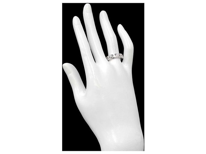 Ring Hermès Anel Hermes Ever Hercules em ouro branco 18K - vista 9