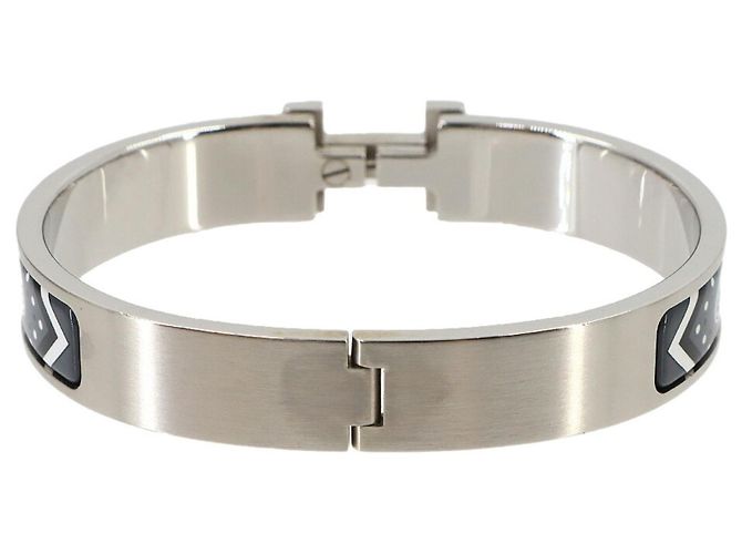 Hermès Hermes Clic HH Bandana Bangle Grand Classic Silver - vista 3