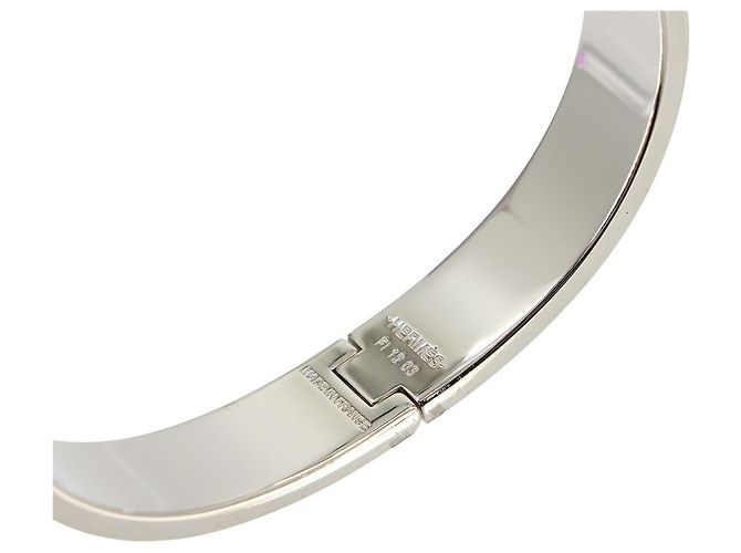 Hermès Hermes Clic HH Bandana Bangle Grand Classic Silver - vista 7