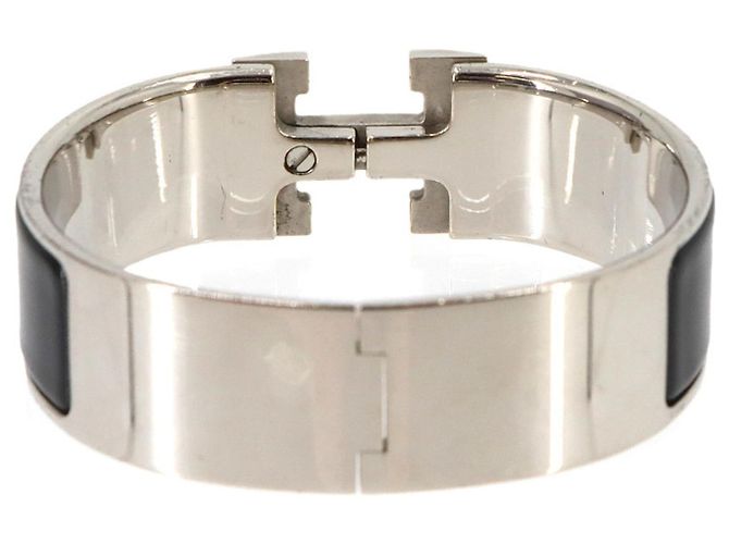 Hermès Hermes Clic Clac H PM Bangle Black Silvery - view 2
