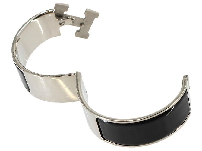 Hermès Hermes Clic Clac H PM Bangle Black Silvery - view 4