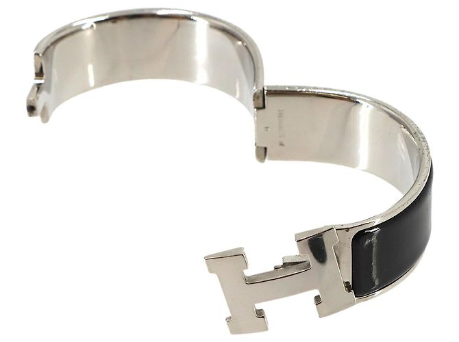 Hermès Hermes Clic Clac H PM Bangle Black Silvery - view 5
