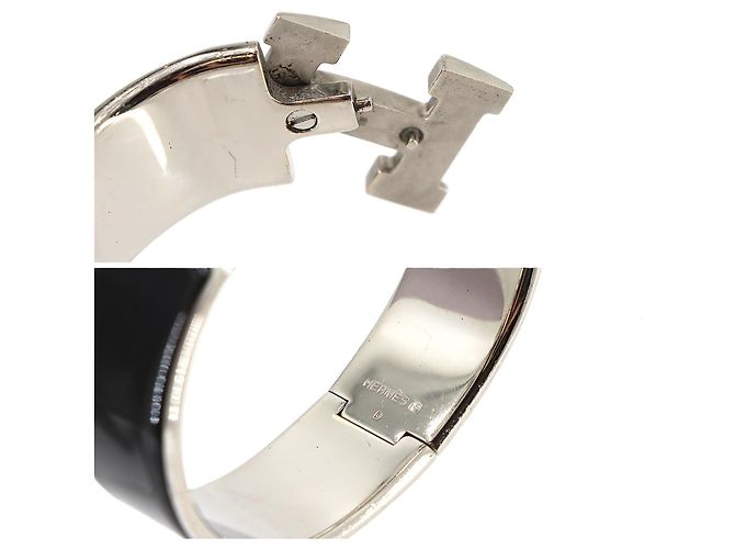 Hermès Hermes Clic Clac H PM Bangle Black Silvery - view 6