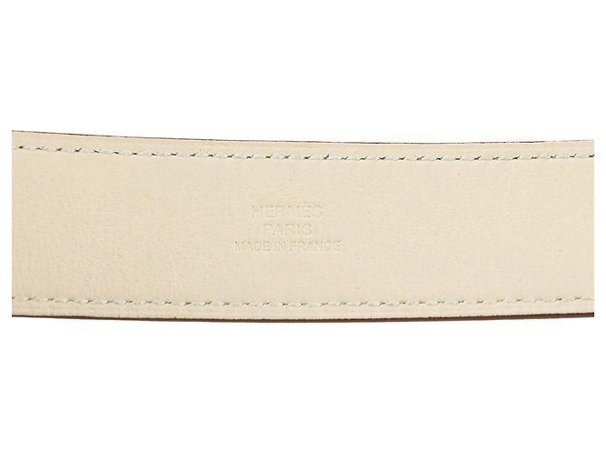 Hermès Pulsera Hermes Kelly Twist PM Blanco Dorado - vista 7