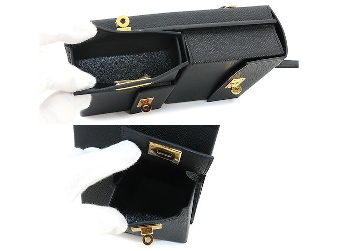 Hermès Hermes Kelly Multipocket To Go Handtasche Schwarz - Ansicht 9