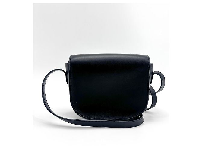 Céline Celine Cuir Triomphe Folco Leather Negro - vista 3