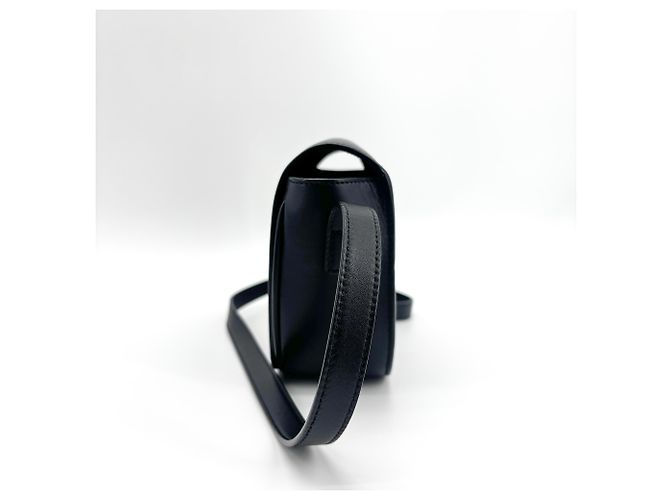 Céline Celine Cuir Triomphe Folco Leather Negro - vista 4