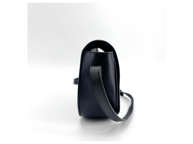 Céline Celine Cuir Triomphe Folco Leather Negro - vista 5