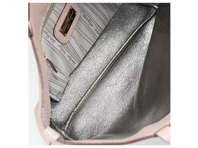 Borsa Tote Salvatore Ferragamo Gancini in pelle Rosa - vista 5