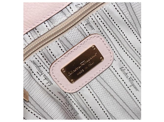 Borsa Tote Salvatore Ferragamo Gancini in pelle Rosa - vista 6
