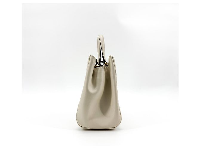 Gucci GG Marmont Matelasse Leather Small Beige - vista 5
