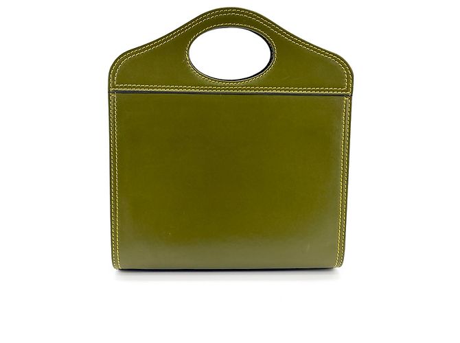 Burberry Mini de piel con bolsillo Verde - vista 3